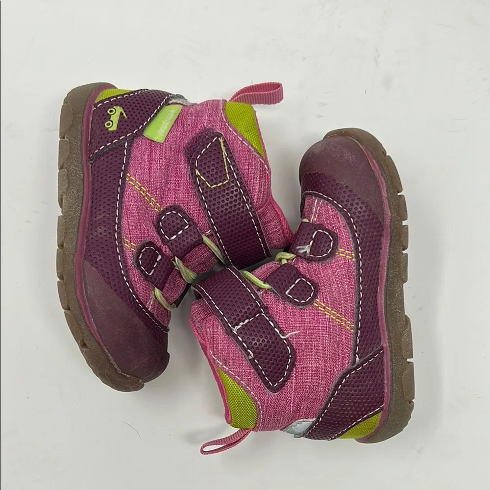 See Kai Run Toddler Waterproof Hiking Books Pink Size 4 0051 - Picture 5 of 8